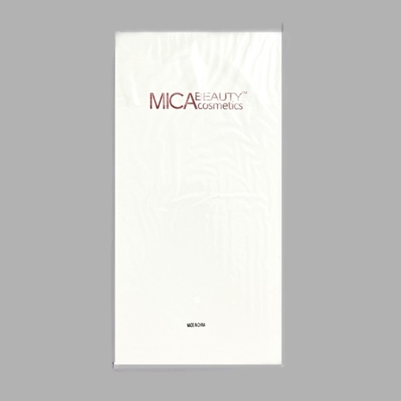 Mica Bella Beauty Deluxe Brush Set 10 piece snap roll case gift box red white - Picture 2 of 10